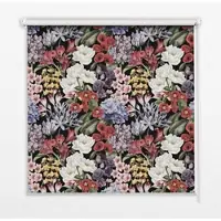 Tulup INNENROLLO - Fensterrollo - Rollo - 110x140 cm - Bunte Blumen