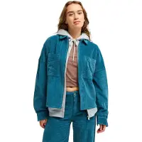 Roxy - Women's Chilled Out Washed Cord - Freizeitjacke Gr L blau