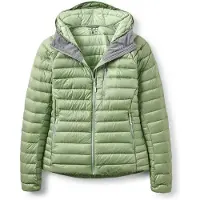 Rab - Women's Microlight Alpine Hoody - Daunenjacke Gr 40 oliv/grün