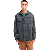 Quiksilver Langarmhemd "Mohab Washed Twill", Herren, Gr. XL, US-Größen, schwarz, Obermaterial: 100% Baumwolle., Hemden Langarmhemd