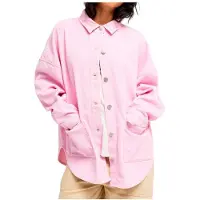 Roxy Hemdjacke "Kick Back Washed Cord", Damen, Gr. XL, rosa (pink lavender), Obermaterial: 100% Baumwolle., Jacken Hemdjacke