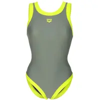 Arena - Women's Bold Lines Swimsuit - Badeanzug Gr 36 oliv