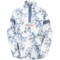 Picture - Women's Velora Printed 1/4 Fleece - Fleecepullover Gr M weiß/grau