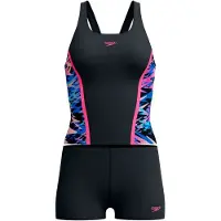 Speedo - Women's Hyperboom Splice Tankini Set - Tankini Gr 42 schwarz