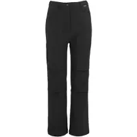 Regatta - Kids Unisex Softshell Trousers - Trekkinghose Gr 5-6 Years schwarz