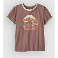 Patagonia - Women's Great Waves Ringer Tee - T-Shirt Gr L braun