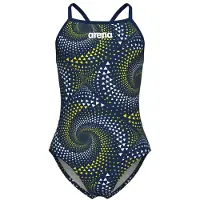 Arena - Girl's Fireflow Swimsuit Lightdrop Back - Badeanzug Gr 164 blau