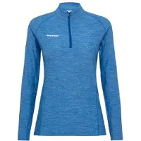 Mammut - Women's Tree Wool Thermal FL Half Zip Longsleeve - Funktionsshirt Gr M blau