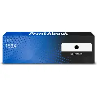 PrintAbout Toner kompatibel mit HP 153X (W1530X) - Schwarz - Normale Kapazität
