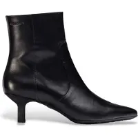 Wonders für Damen. G-7111 Flex Fit 11 Lederschuhe schwarz (38), 1 bis 3 cm, Reißverschluss, Lässig