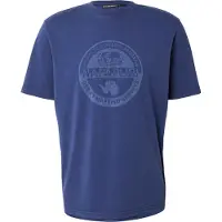 Napapijri T-Shirt S-Bollo SS 3 NP0A8BAF Dunkelblau Regular Fit