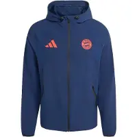 Adidas Herren FC Bayern München Windbreaker 2026/27 KG2275 XL - Night Indigo/Hi-res Red - XL