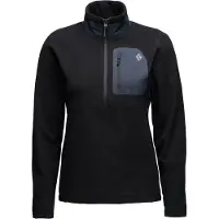 Black Diamond W Rift Half Zip Fleece Jacket black-black (9008) XSM