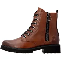 Remonte Blockabsatz, Stiefelette, Schnürboots, im modischen Used Look