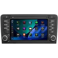 AWESAFE Android Autoradio 7 Zoll 32 GB für Audi A3 8P 2003–2013 mit CarPlay Android Auto Navi Bluetooth DAB+ Rückfahrkamera