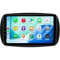 AWESAFE Android Autoradio 9 Zoll 32GB für Smart Fortwo & Forfour 453 (kleines Original-Display) mit CarPlay & Android Auto Navigation & Bluetooth