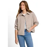 Tom Tailor Langarmbluse Cord-Overshirt mit Knopfleiste