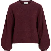 Vila Visapna Rundhals Strickpullover