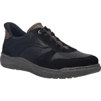 Josef seibel Herren Slipper mit Stretchschnürung schwarz/braun 45
