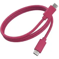 Jaym , Kabel USB-C auf USB-C PD 60W 3A Laden und Synchronisieren Collection POP 1.5m, Rosa