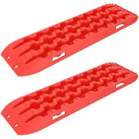vidaXL Traktionsplatte 2 stk. Rot 106 x 30,5 x 7 cm Verstärktes Nylon