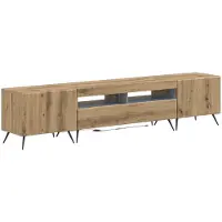Syfax 5-teiliges LED TV Schrank Artisan-Eiche Holzwerkstoff