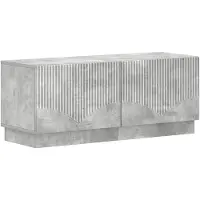 vidaXL LED-TV-Schrank HOORN 3 stk. Betongrau Holzwerkstoff