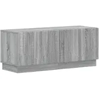 vidaXL LED-TV-Schrank HOORN 3 stk. Sonoma-Grau Holzwerkstoff