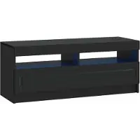 Syfax LED-TV-Schrank Schwarz Holzwerkstoff