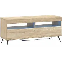 Syfax LED-TV-Schrank Sonoma-Eiche Holzwerkstoff