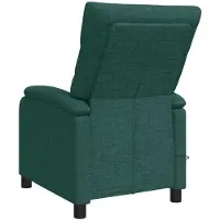 vidaXL Massage Relaxsessel Dunkelgrün Stoff