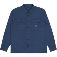Billabong Langarmhemd "Since 73 Del Mar Flannel", Herren, Gr. L, blau (schwarz denim), Obermaterial: 100% Baumwolle., Hemden Langarmhemd