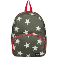 Roxy Tagesrucksack "Always Core Printed", Damen, grün (winter moss simply starz s), Polyester, Rucksäcke Tagesrucksack