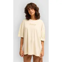 Billabong Oversize-Shirt "Familiar Roads", Damen, Gr. XS, beige (weiß cap), Obermaterial: 100% Baumwolle., Shirts Oversize-Shirt