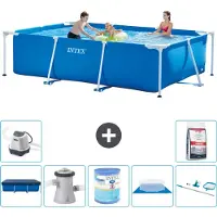 Intex Rechteckiger Frame Pool - 300x200x75 cm - 8-teilig S30174