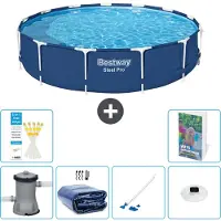 Bestway Steel Pro Rund - 396x84 cm - 5-teilig S204