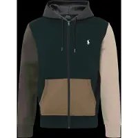 Ralph Lauren für Herren. 710B26093001 Doppelstrick-Sweatshirt mit Reißverschluss schwarz (S), Lässig, Baumwolle