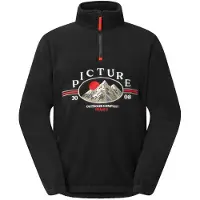 Picture - Gamvik Fleece Crew - Fleecepullover Gr S schwarz