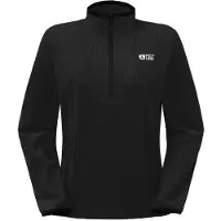 Picture - Women's Weavy 1/4 Grid Fleece - Fleecepullover Gr M schwarz