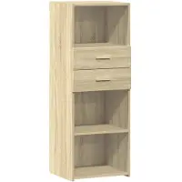 vidaXL Highboard Sonoma-Eiche 45x42,5x124 cm Holzwerkstoff