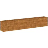 vidaXL Garten-Hochbeet 385 x 50 x 69 cm Cortenstahl
