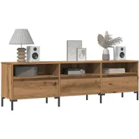 vidaXL TV-Schrank Artisan-Eiche 150x30x44,5 cm Holzwerkstoff