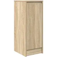vidaXL Sideboard Sonoma-Eiche 29,5x34x76 cm Holzwerkstoff