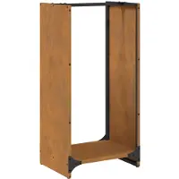 vidaXL Brennholzregal 40x30x80 cm Wetterfester Stahl