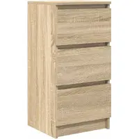 vidaXL Sideboard Sonoma-Eiche 37,5x35x76 cm Holzwerkstoff