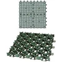 BigDean Rasengitter Kunststoff 4 Stück A 50 Mal 50 Mal 4 Cm 16 T Qm Belastbar Befahrbar Paddockplatten In Grün