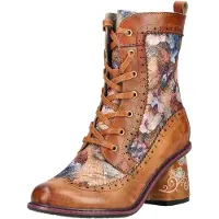 LAURA VITA Stiefelette Stiefelette Leder/Textil