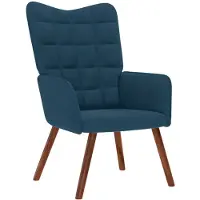 vidaXL Relaxsessel Blau Samt