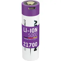 Ansmann Li-Ion Akku 21700 5000 mAh mit USB Typ-C Ladebuchse Mignon AA -Akku 4900 (1308-0001)