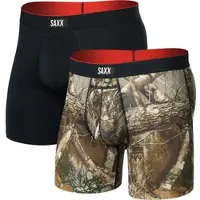 Saxx Multi-sport Mesh Boxer Brief FLY 2PK realtree edge/black (RTB) M